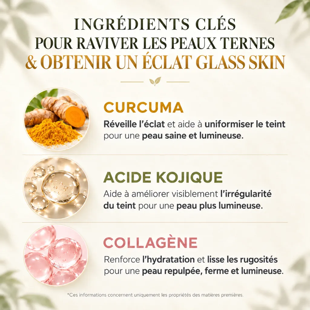 Ingrédients clés pour une peau lumineuse.webp