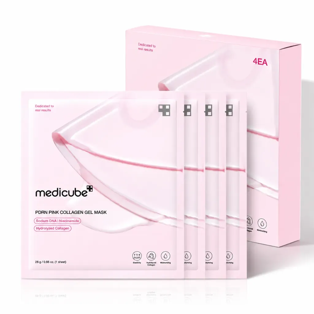 Medicube-Pink Collagen Gel Mask (4 pieces, 28g)