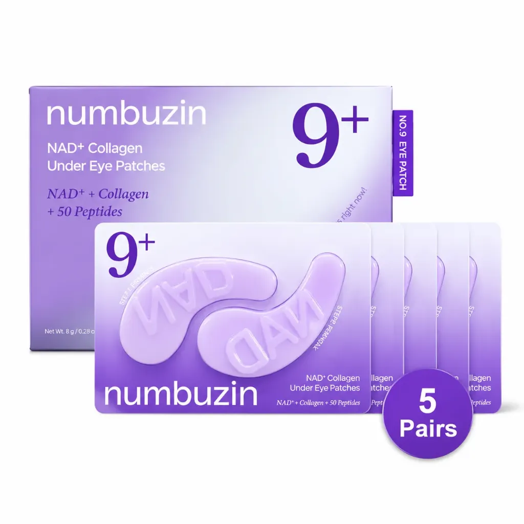 Numbuzin - No.9 NAD+ Eye Patches, 5 pairs
