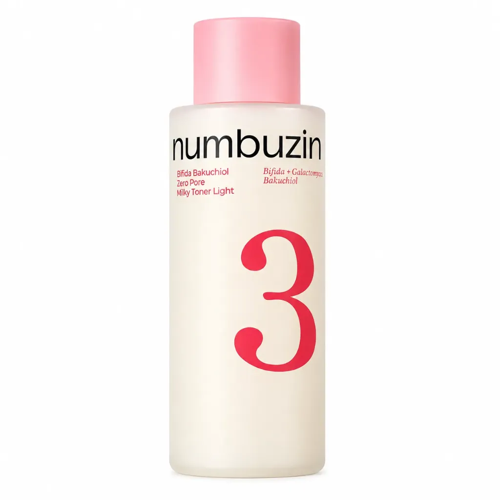 Numbuzin – No.3 Bifida Bakuchiol Zero Pore Milky Toner