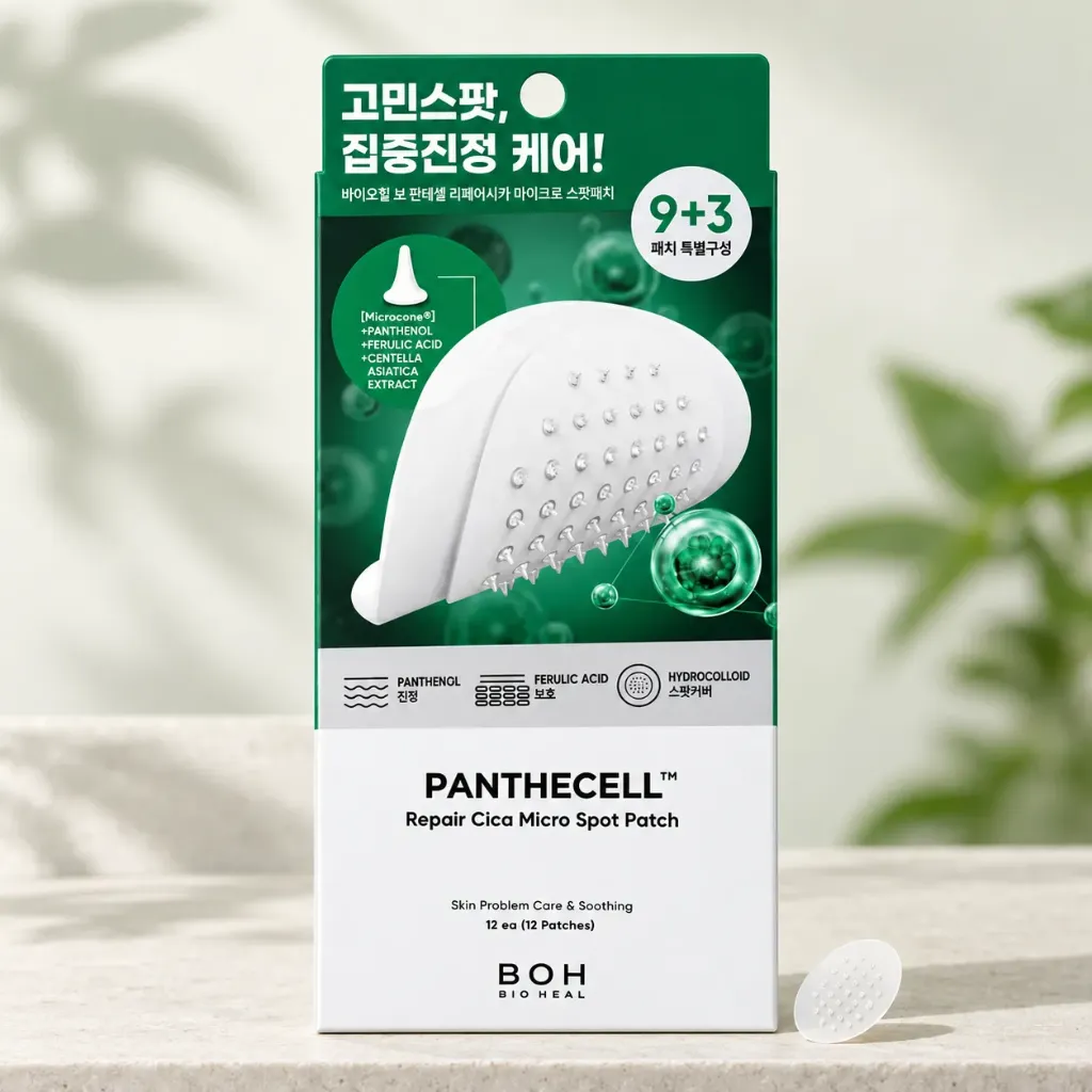 BIOHEAL BOH – Panthecell Repair Cica Micro Spot Patch, 12 patches