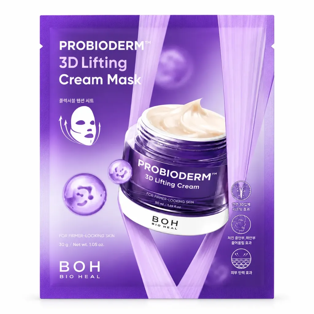 BIOHEAL BOH – Probioderm 3D Lifting Cream Mask, 1 sheet
