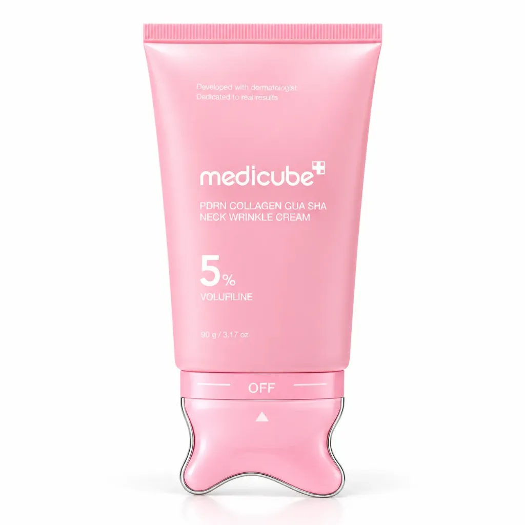 Medicube – PDRN Collagen Gua Sha Neck Wrinkle Cream